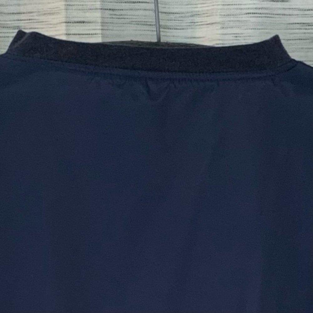 Port Authority navy blue US Navy long sleeve pullover jacket. - Picture 6 of 12